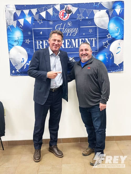 Happy Retirement, Donnie! - Frey Electric : Frey Electric